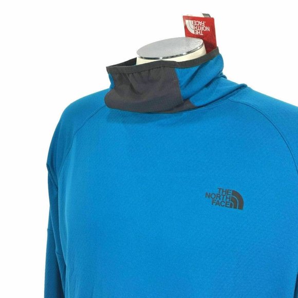 The North Face Train Pullover M Brilliant Blue Run Ski Mountain Mens‎ - Picture 3 of 7